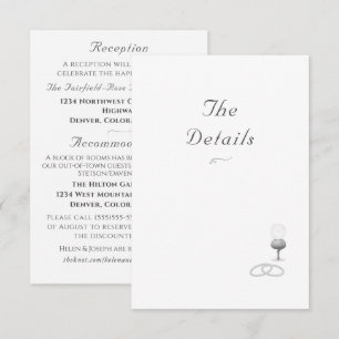 Nuptial Grace Catholic Wedding Enclosure Card