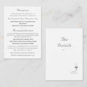 Nuptial Grace Catholic Wedding Enclosure Card