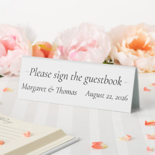 Nuptial Unity Customisable Wedding Sign