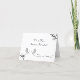 Nuptial Unity Traditional Catholic Wedding Thank You Card