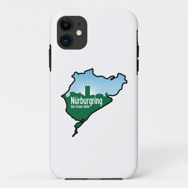 Nurburgring Nordschleife race track, Germany Case-Mate iPhone Case (Back)