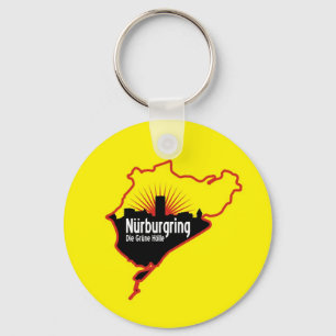 Nurburgring Nordschleife race track, Germany Key Ring