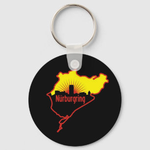 Nurburgring Nordschleife race track, Germany Key Ring