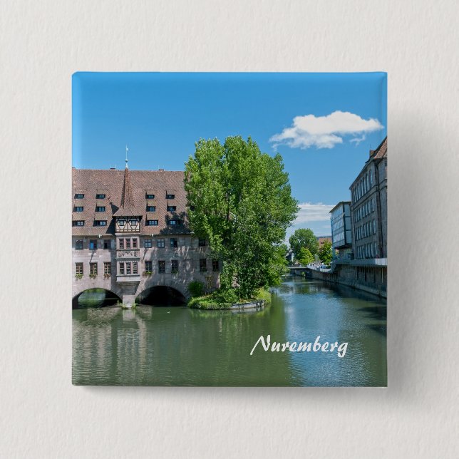 Nuremberg 15 Cm Square Badge (Front)