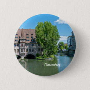 Nuremberg 6 Cm Round Badge