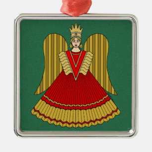 Nuremberg Christmas Angel Metal Ornament