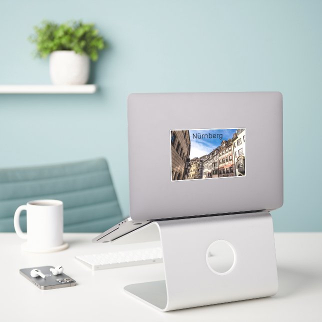 Nuremberg Cityscape Bavaria Germany Souvenir (Laptop On Desk)