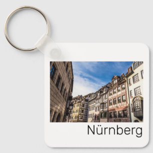 Nuremberg Cityscape Bavaria Germany Souvenir Key Ring