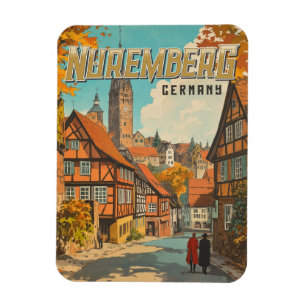 Nuremberg Germany - Classic Bavarian  Magnet