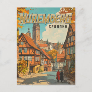 Nuremberg Germany - Classic Bavarian  Postcard