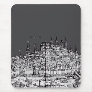 Nuremberg Medieval city in the Germany Mouse Pad