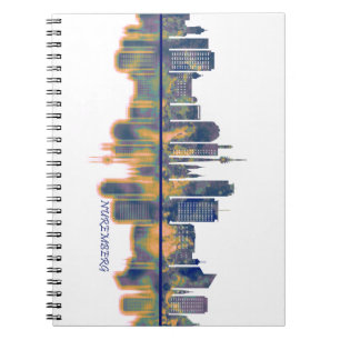 Nuremberg Skyline Notebook