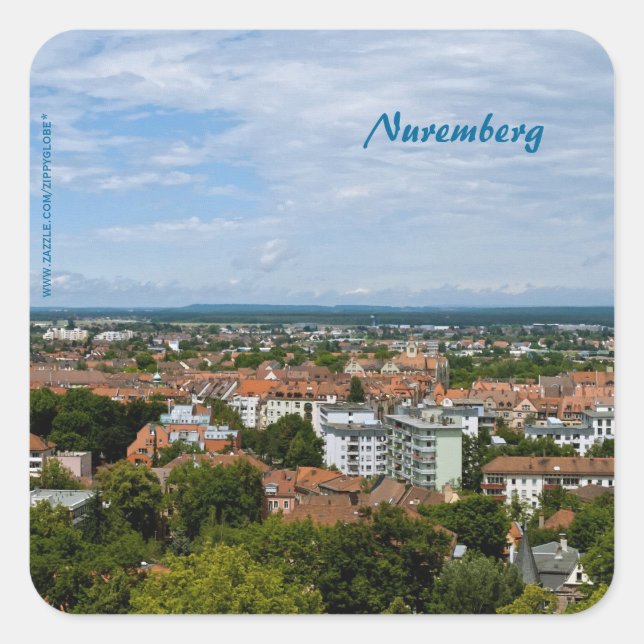Nuremberg Square Sticker (Front)