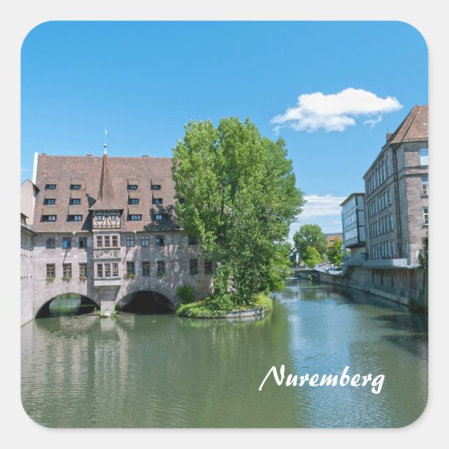 Nuremberg Square Sticker (Front)