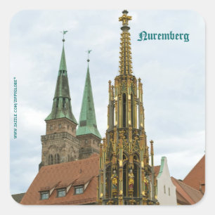 Nuremberg Square Sticker