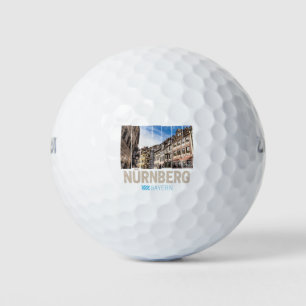 Nuremberg Vintage Bavaria Germany Souvenir Golf Balls