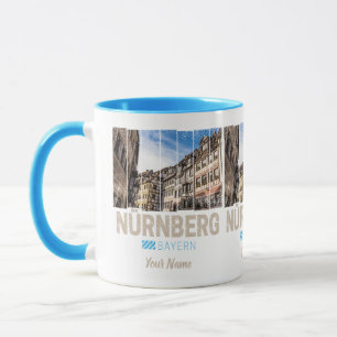 Nuremberg Vintage Bavaria Germany Souvenir Mug