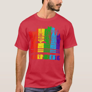 Nurnberg Pride Nurnberg LGBT Gift LGBTQ Supporter  T-Shirt