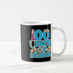 Nurse 100 Days Of School Coffee Mug