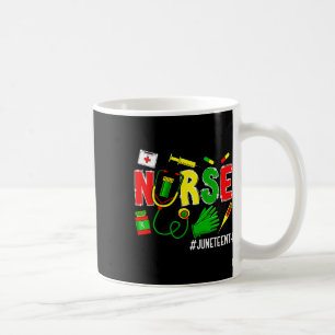 Nurse 1865 Black History Month Melanin Nursing 2 Coffee Mug