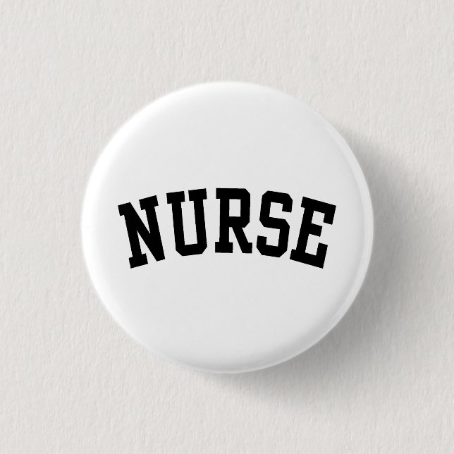 Nurse 3 Cm Round Badge (Front)