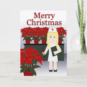 Nurse 4 Christmas Greeting Card