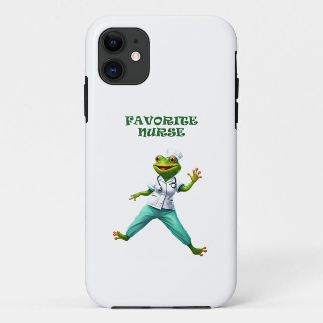 nurse 4 frog, Christmas gift, AI generated  Case-Mate iPhone Case (Back)