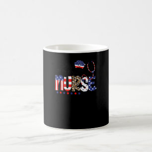Nurse 4th Of July American Flag Patriotic Usa Four Coffee Mug