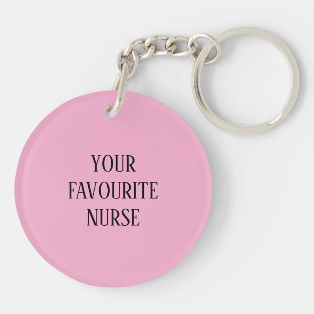 Nurse Acrylic Keychain (Back)