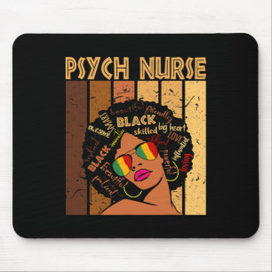 Nurse Afro African American Women Black History Mo Mouse Pad