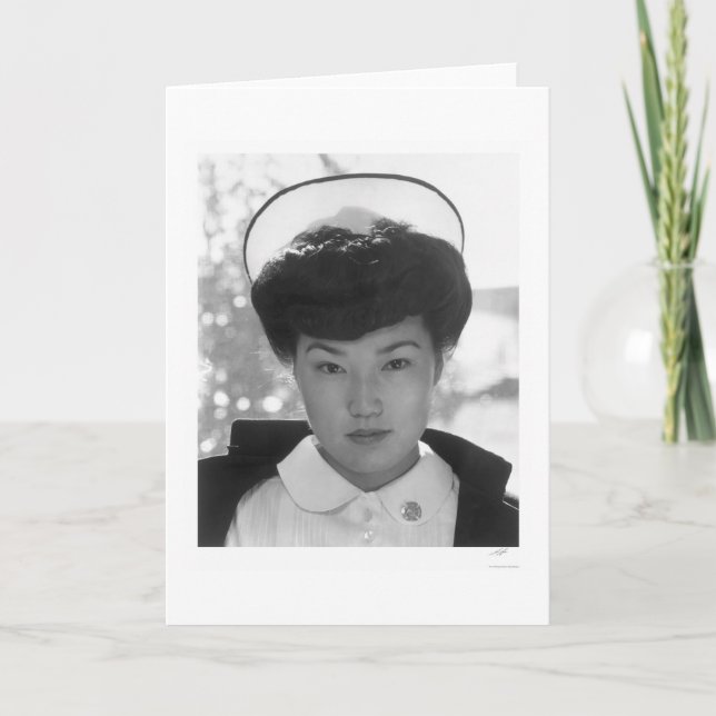 Nurse Aiko Hamaguchi 1943 Card (Front)