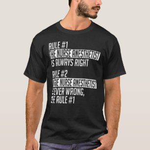Nurse Anaesthetist Apparel Cute Anesthetists Des T-Shirt
