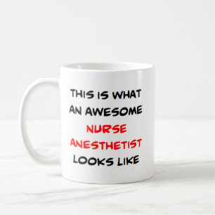 nurse anaesthetist, awesome coffee mug