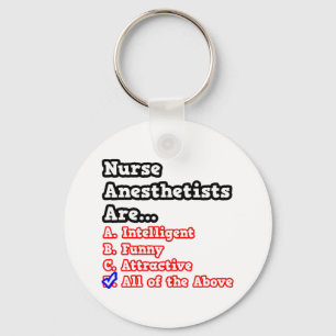 Nurse Anaesthetist Quiz...Joke Key Ring