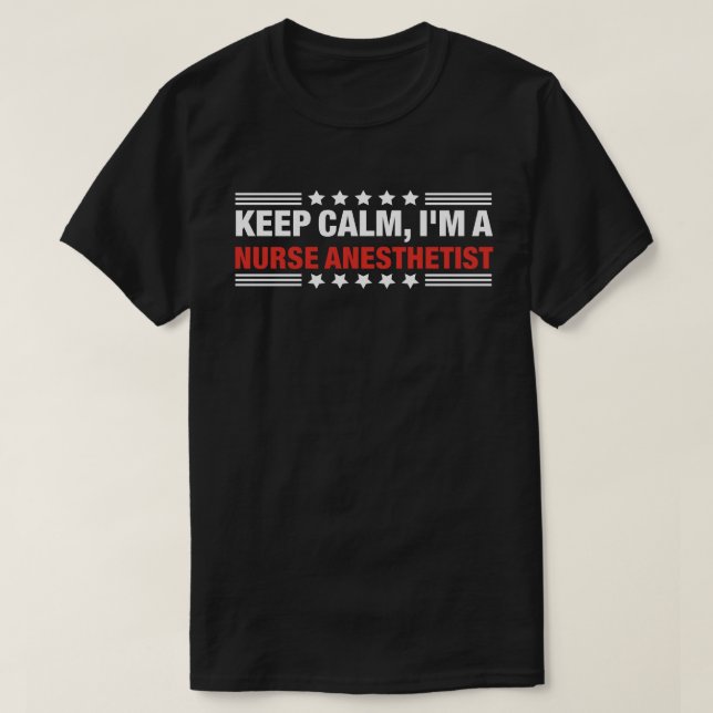 Nurse Anaesthetist T-Shirt (Design Front)