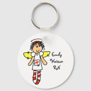 Nurse Angel Key Ring