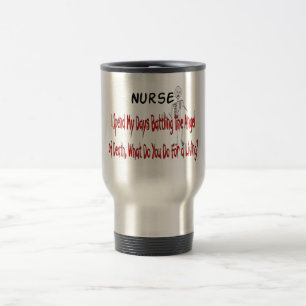 Nurse "Angel of Death"---Funny Gifts Travel Mug