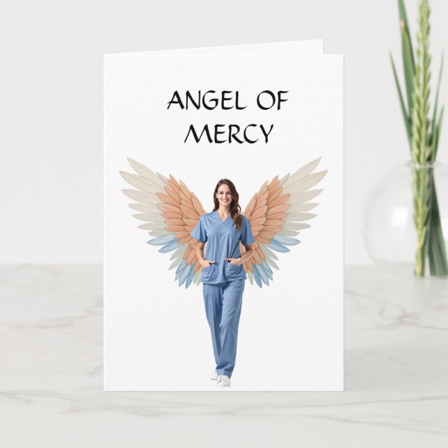 Nurse Angel of Mercy Card (Front)