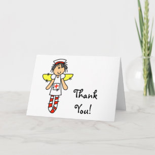 Nurse Angel Thank You Card