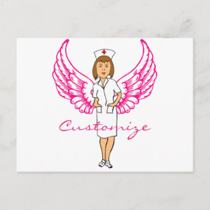 Nurse Angel Wings Thunder_Cove Postcard