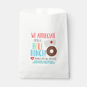 Nurse Appreciation Doughnut Treat Bags