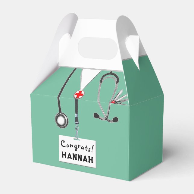 Nurse Appreciation Favour Box (Front Side)