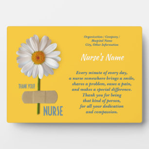 Nurse Appreciation Gift Custom Plaque