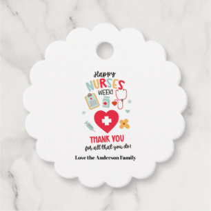 NURSE Appreciation Gift Tag Happy Nurses Week Gift