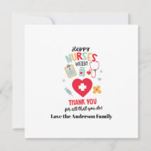 NURSE Appreciation Gift Tag Happy Nurses Week Gift
