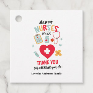 NURSE Appreciation Gift Tag Happy Nurses Week Gift