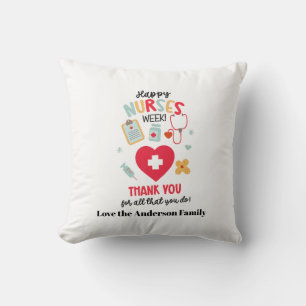 NURSE Appreciation Gift Tag Happy Nurses Week Gift Cushion