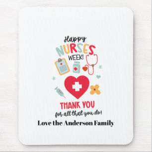 NURSE Appreciation Gift Tag Happy Nurses Week Gift Mouse Pad