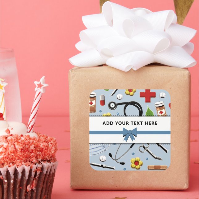 Nurse Appreciation Square Sticker (Party)