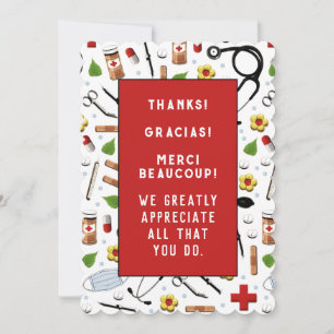 Nurse Appreciation Thank You Card